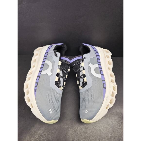 On Running Cloudtec Gray and Purple Athletic Shoes main image 7